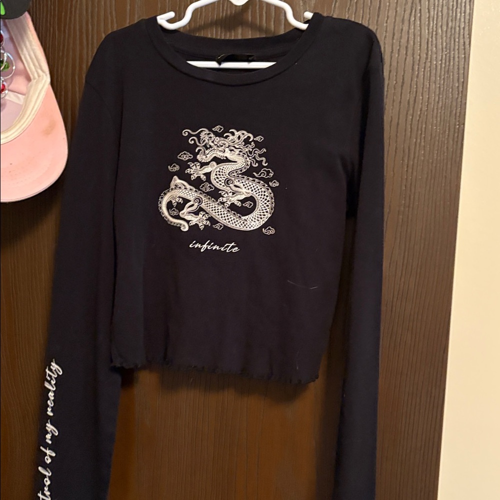 Girl Shirt, Crop Size Small